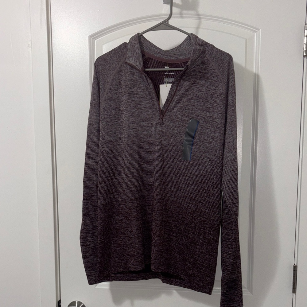 All in Motion Purple Quarter-Zip Pullover